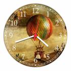 Relógio De Parede Vintage Balão Balonismo Retrô Decoração