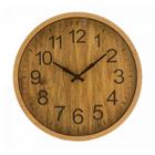 Relógio de Parede Wood em Plástico 30,5x4cm 1540 - Lyor