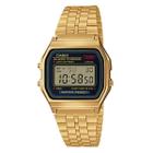 Relógio de Pulso Casio Feminino Vintage Dourado Digital A159WGEA-1DF