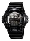 Relógio de Pulso Casio G-Shock Masculino Digital Preto Esportivo Redondo 200 Metros Original DW-6900NB-1DR