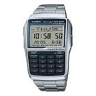 Relógio de Pulso Casio Masculino Data Bank Calculadora DBC-32D-1ADF