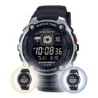 Relógio de Pulso Casio Masculino Digital Hora Mundial 5 Alarmes Prova Dágua 200 Metros AE-2000
