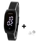Relogio de Pulso Lince Feminino Digital Led Original+ Brinco