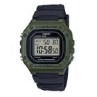 Relógio de Pulso Masculino Casio Digital Verde Standard W-218H-3AVDF