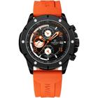 Relógio de Pulso Masculino de Quartzo Design Esportivo Luminoso À Prova D'Água 30M - NAVIFORCE