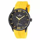 Relógio de Pulso Masculino Esportivo Champion Amarelo Barato CH30206Y
