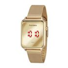 Relógio de pulso Mondaine Digital Led Dourado - Feminino - 32171LPMVDE1