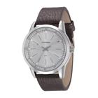 Relógio de Pulso Original Mondaine Prata com Pulseira de Couro Masculino94985G0MV