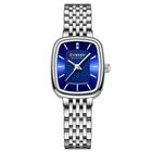 Relógio de Pulso Quartzo Feminino Design Elegante Strass Pulseira em Aço Inoxidavel