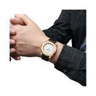 Relógio de Quartzo Masculino Esportivo e Casual - Pulseira de Couro Elegante