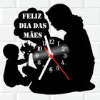 Relógio De Vinil Criativo Presente Dia das Mães 2