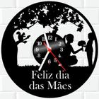 Relógio De Vinil Criativo Presente Dia das Mães 3