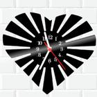 Relógio De Vinil Criativo Presente Dia das Mães Coração 1