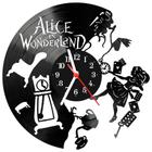 Relógio De Vinil Disco Lp Parede Alice