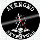 Relógio De Vinil Disco Lp Parede Avenged Sevenfold Rock