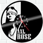 Relógio De Vinil Disco Lp Parede Axl Rose Guns N Roses