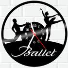 Relógio De Vinil Disco Lp Parede Bailarina Balé Dança
