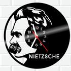Relógio De Vinil Disco Lp Parede Friedrich Nietzsche