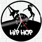 Relógio De Vinil Disco Lp Parede Hip Hop Musica