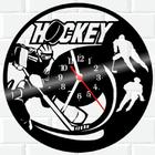 Relógio De Vinil Disco Lp Parede Hockey Esporte