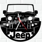 Relógio De Vinil Disco Lp Parede Jeep Carro