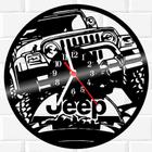 Relógio De Vinil Disco Lp Parede  Jeep Carro