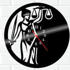 Relógio De Vinil Disco Lp Parede Justiça Direito