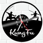 Relógio De Vinil Disco Lp Parede Kung Fu Luta