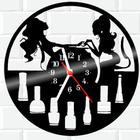 Relógio De Vinil Disco Lp Parede Manicure Salao De Beleza