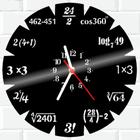 Relógio De Vinil Disco Lp Parede Matematica Aritmetica