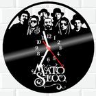 Relógio De Vinil Disco Lp Parede Mato-Seco Musica