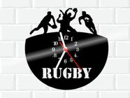 Relógio De Vinil Disco Lp Parede Rugby