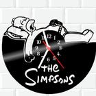 Relógio De Vinil Disco Lp Parede Simpsons Bart Homer 3