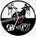 Relógio De Vinil Disco Lp Parede Spy Vs Spy