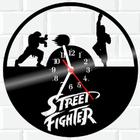 Relógio De Vinil Disco Lp Parede Street-Fighter Nintendo Jogo