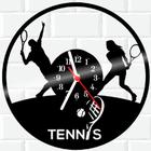Relógio De Vinil Disco Lp Parede Tenis Tenista