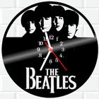 Relógio De Vinil Disco Lp Parede The Beatles Rock