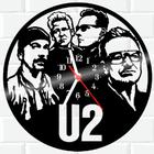 Relógio De Vinil Disco Lp Parede U2 Rock - RB CRIAÇÕES