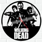 Relógio De Vinil Disco Lp Parede Walking Dead Serie Zumbi