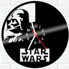 Relógio De Vinil Disco Lp Star Wars Darth Vader