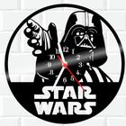 Relógio De Vinil Disco Lp Star Wars Darth Vader
