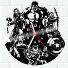Relógio De Vinil Disco Lp Vingadores Avengers Marvel