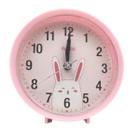 Relógio Despertador Analogico Estilo Antigo Pequeno Alarme Retrô Redondo Rosa