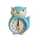 Relógio Despertador de Mesa Infantil Decorativo Raposa Azul