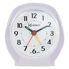 Relógio Despertador HERWEG branco platina 2634-129