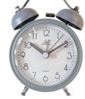 Relógio Despertador Pequeno Redondo Retro Colorido Alarme em Metal 765247