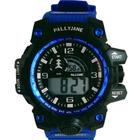 Relógio Digital Azul Modelo Militar de Pulso Moda Joven 2024