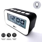 Relógio Digital Iluminado Com Despertador, Calendário e Temperatura ZB2005