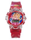 Relógio Digital Infantil Princesa Barbie Musical Luzes Vermelho 3d