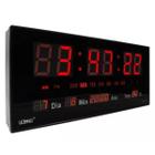 Relógio Digital Led Grande Preto Quarto - Black Watch